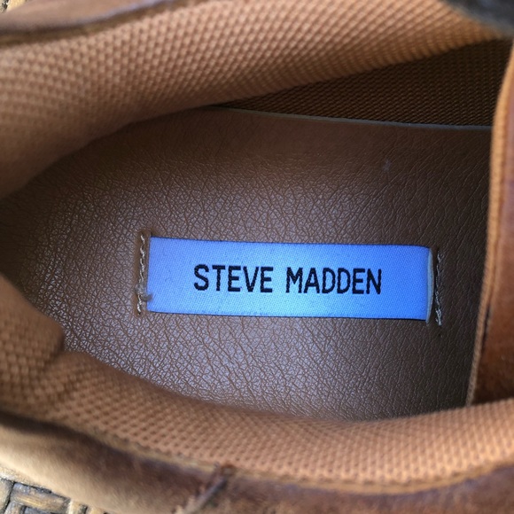 Steve Madden brown leather sneakers - Picture 4 of 4